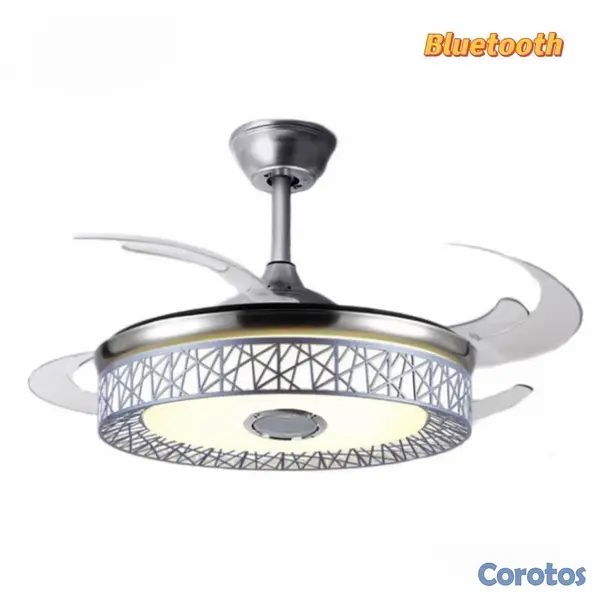 decoración y accesorios - Lampara con abanico de lujos  2