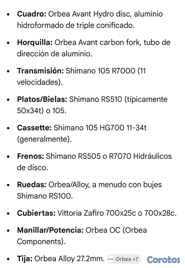 bicicletas y accesorios - Bicicleta de Ruta - ORBEA Avent - Small 4