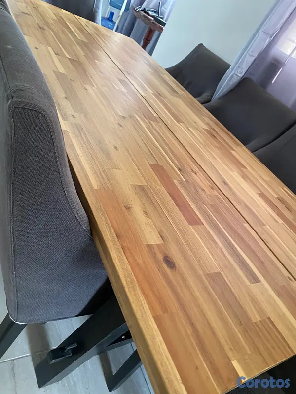 muebles y colchones - MESA DE COMEDOR MODERNA 8 SILLAS 8