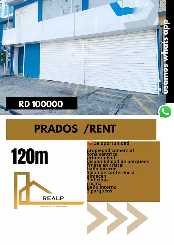 oficinas y locales comerciales - Local en primer nivel prados  1