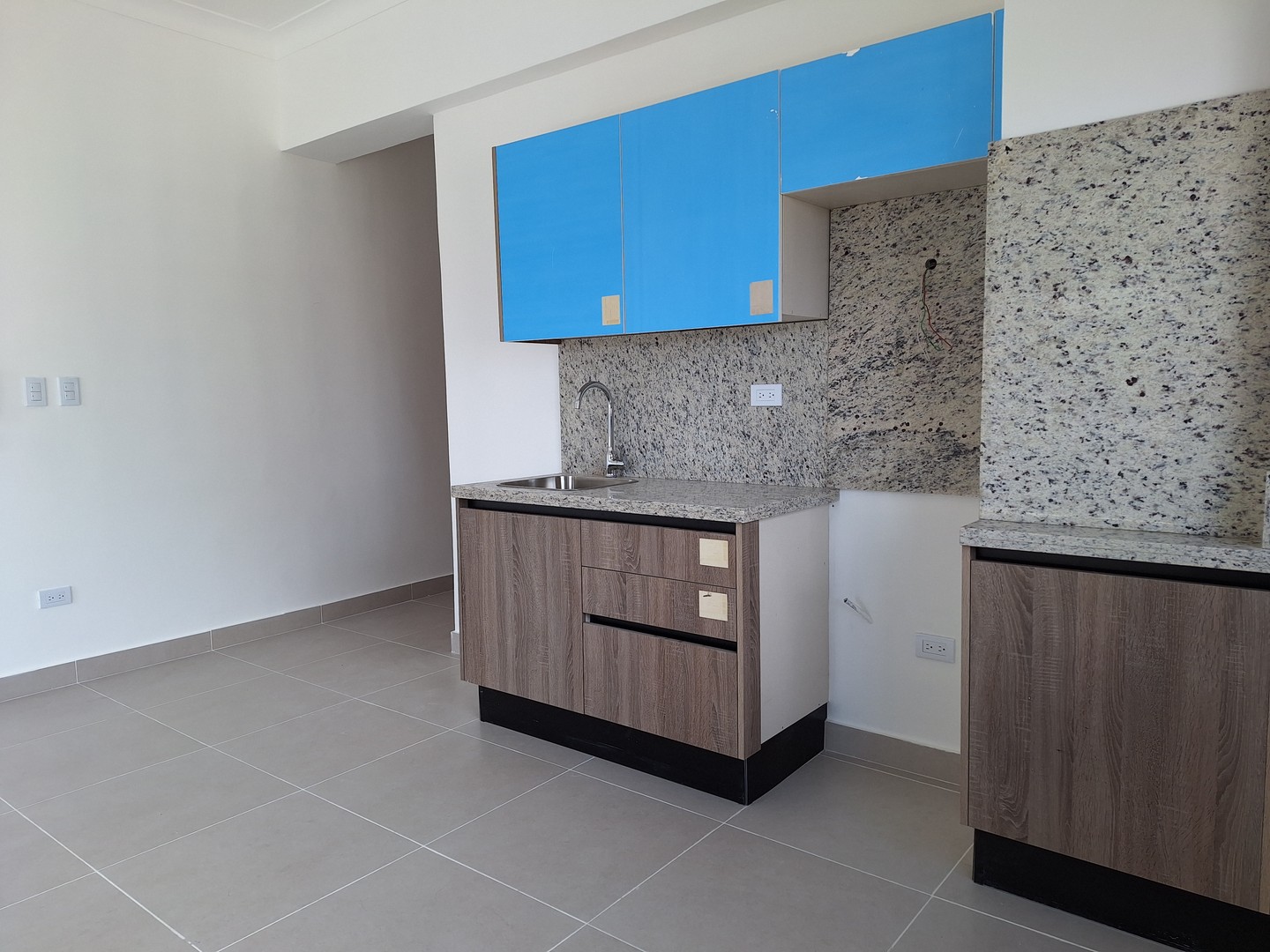 apartamentos - Apartamento de 1 habitación a estrenar, sin amueblar, piso 8 8