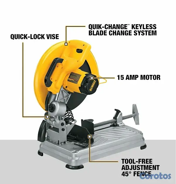 equipos profesionales - CORTADORA DE METALES DEWALT  3