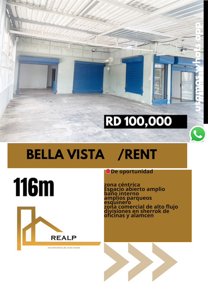 oficinas y locales comerciales - Amplio local en bella vista  0