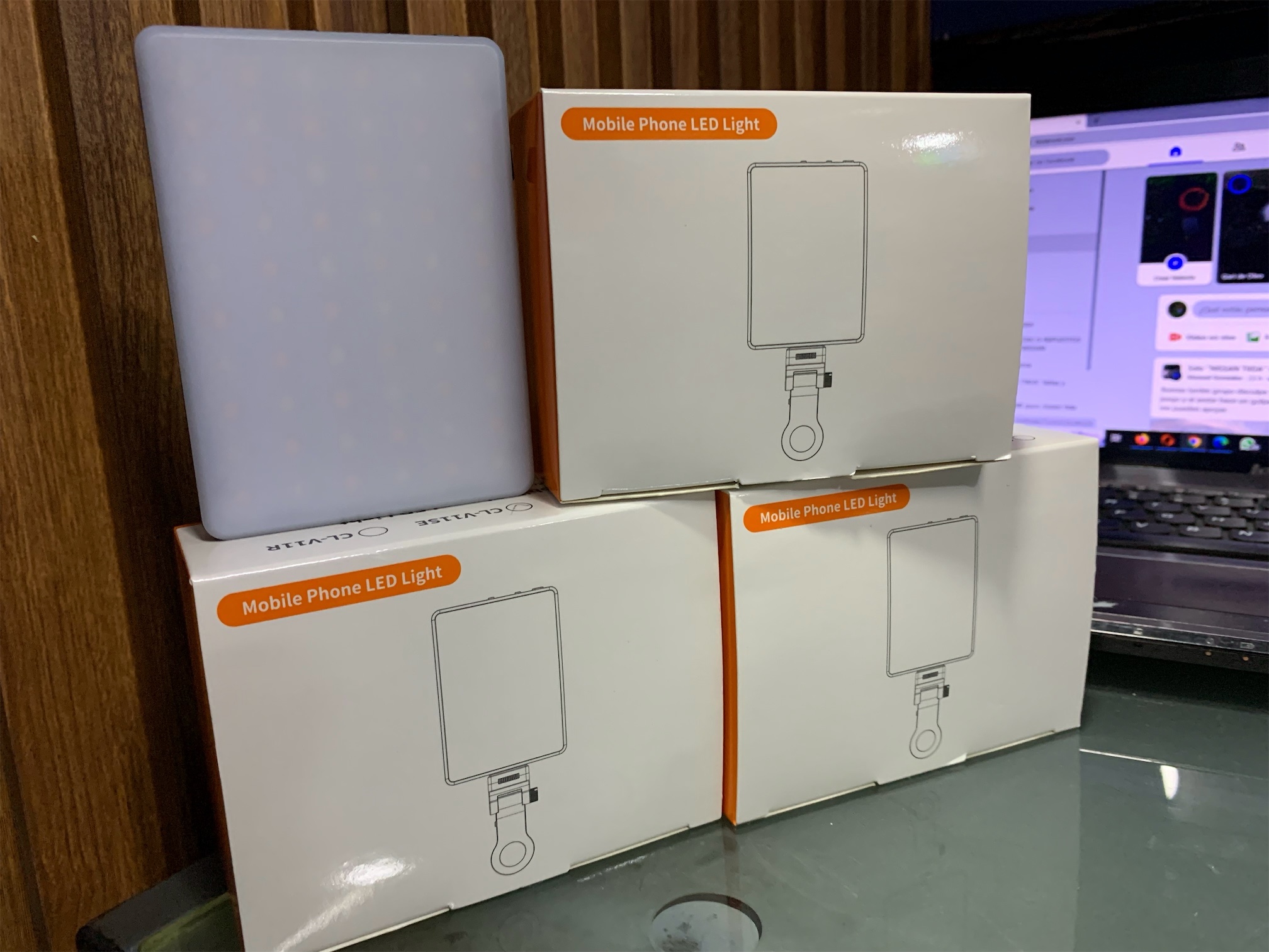 celulares y tabletas - luces LED para celulares  120LED recargable  1