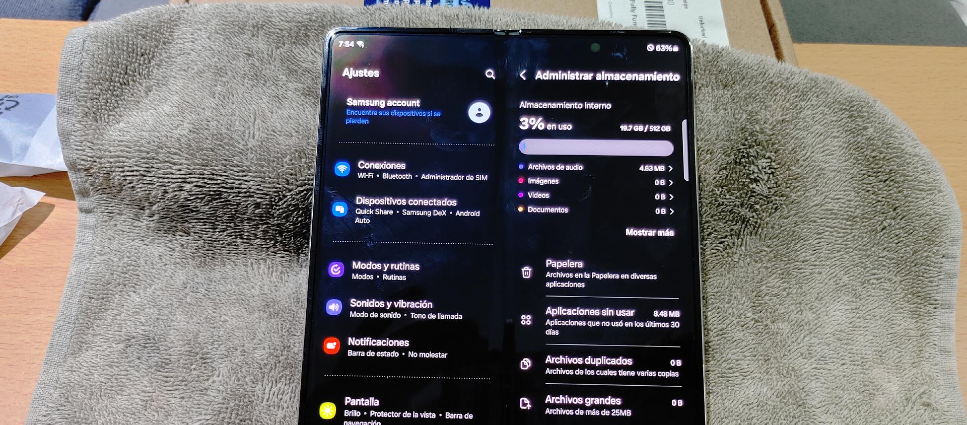 celulares y tabletas - Samsung Galaxy Z Fold 4 512GB 4