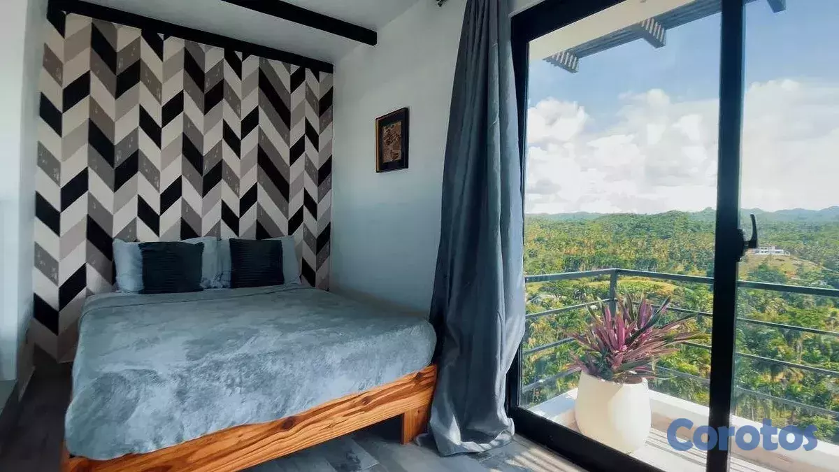 casas vacacionales y villas - Las Terrenas - Samaná, Villa con cine y vistas panorámicas 17