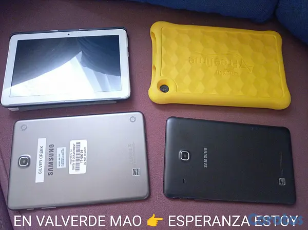 celulares y tabletas - Tablet Samsung y Amazon con cargador  3