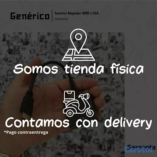 accesorios para electronica - Genérico Adaptador HDMI a VGA 2