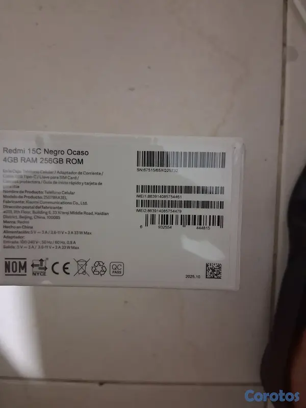 celulares y tabletas - Redmi 15C Negro 7