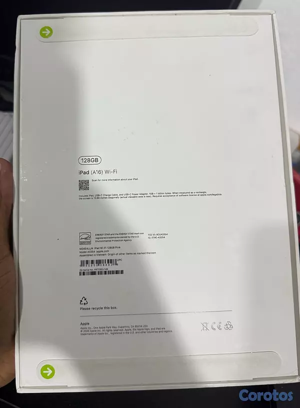 celulares y tabletas - iPad A16 128gb  3