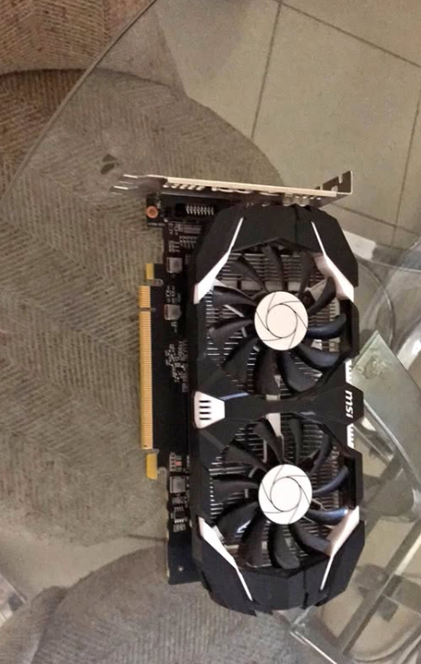 computadoras y laptops - Tarjeta grafica gtx 1050 Ti 4gb vram msi 0