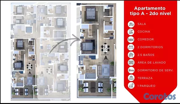 apartamentos - proyecto plano avenida Independencia caíque una y dos habitaciones entrega 2027 11