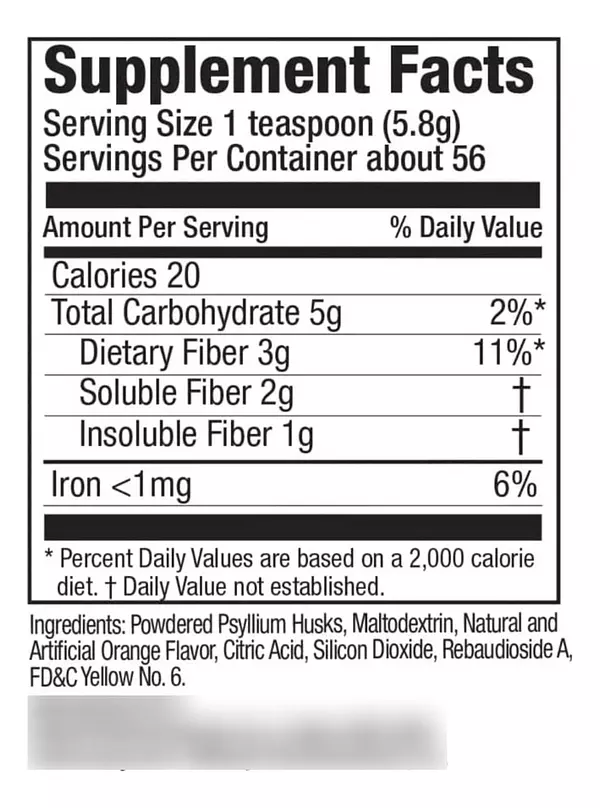 Salud y Equipamiento Médico - Daily Psyllium 324 Gramos 2