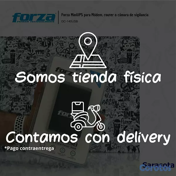 accesorios para electronica - Forza UPS mini para Router DC-140USB 3