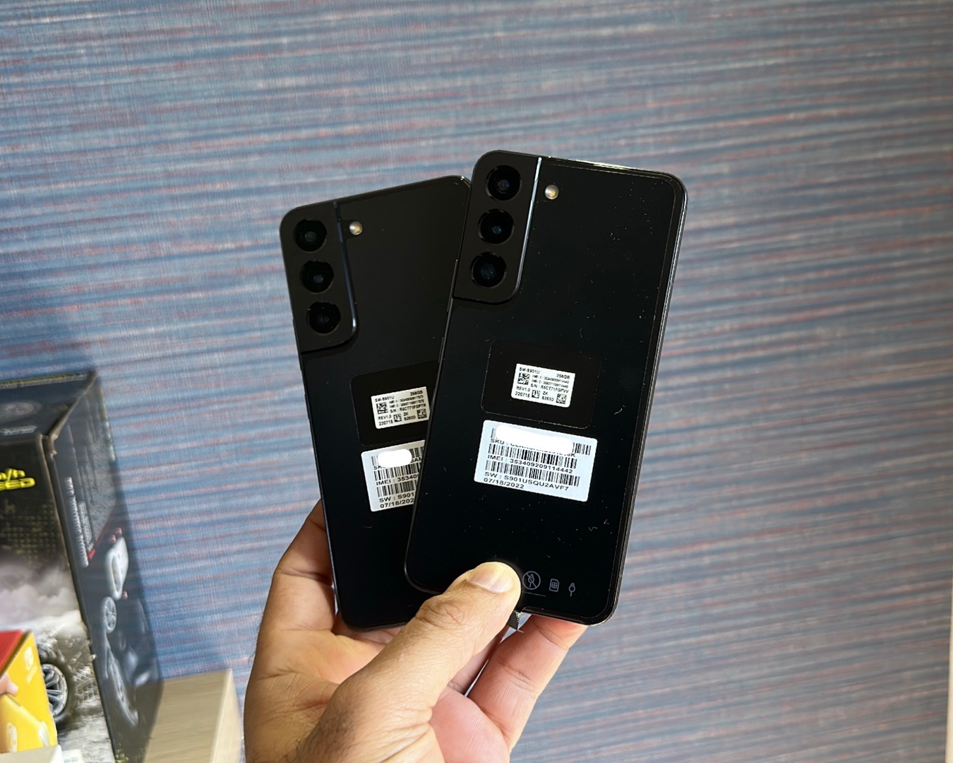 celulares y tabletas - Vendo Samsung Galaxy S22 5G 256GB Negros Nuevos, Desbloqueados RD$ 34,300 NEG