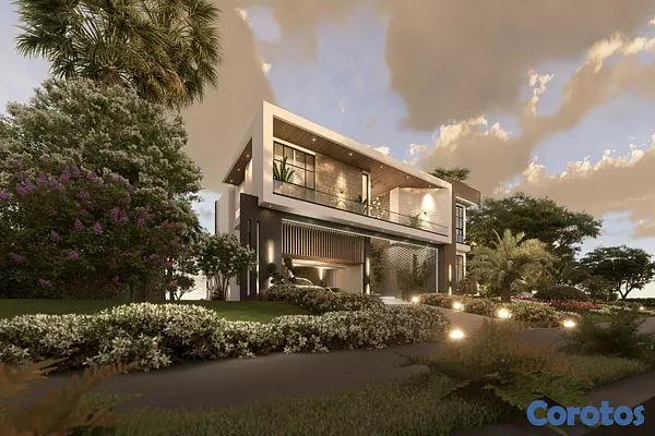 casas vacacionales y villas - Villa de Lujo en Cap Cana Con vista al mar y Punta 18