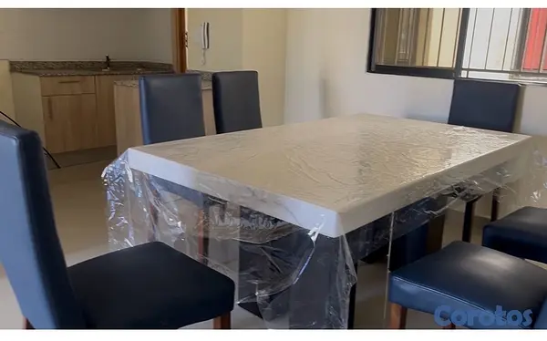 muebles y colchones - Comedor Camila de seis sillas con superficie de mármol puro  5