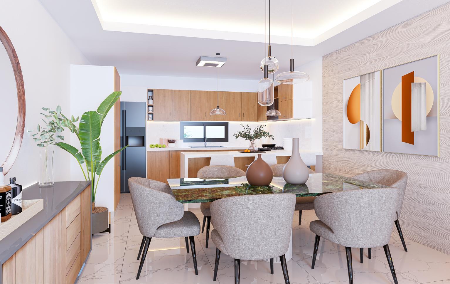 apartamentos - Apartamentos en venta en Bella's Residence III - Llanos de Gurabo, Santiago 7