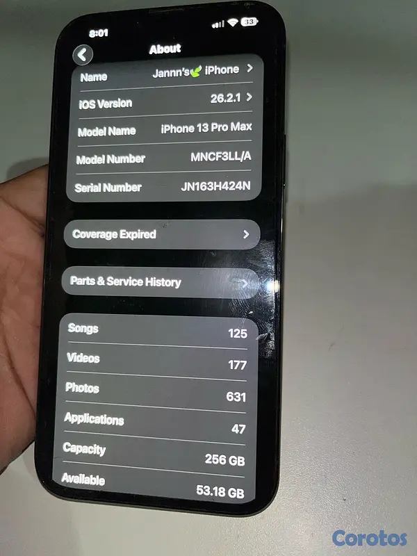 celulares y tabletas - Apple iPhone 13 Pro Max 256Gb factory 10