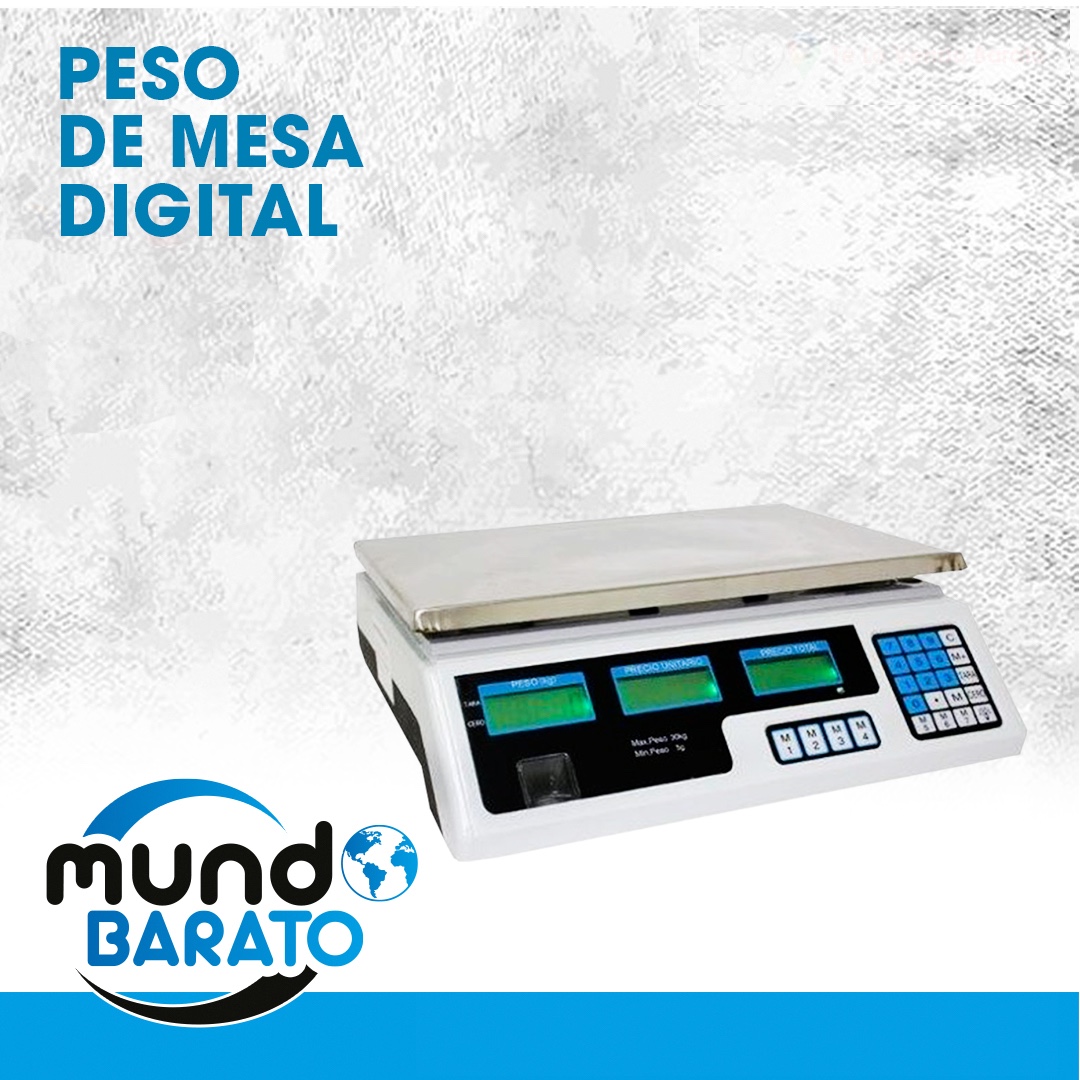 herramientas, jardines y exterior - Peso Balanza Digital De Mesa, Peso Hasta 40kg O 88lbs Ideal Colmado 0