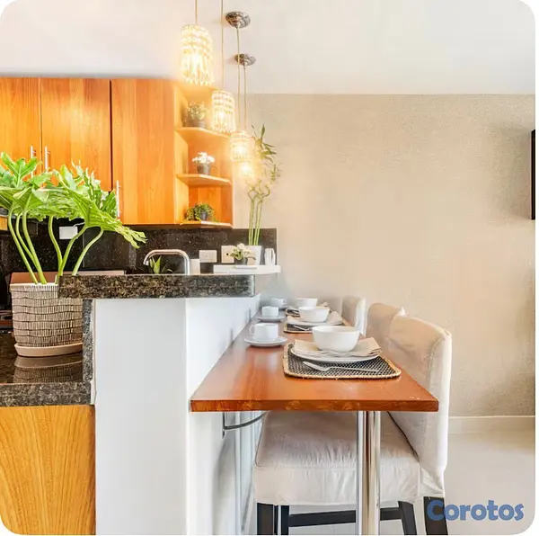 apartamentos - Apartamento en alquiler amueblado, Piantini! 4