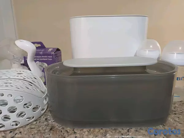cuidado y nutricion - ✨ Set Avent completo — Esterilizador + Extractor + 2 Biberones (como nuevo) 7