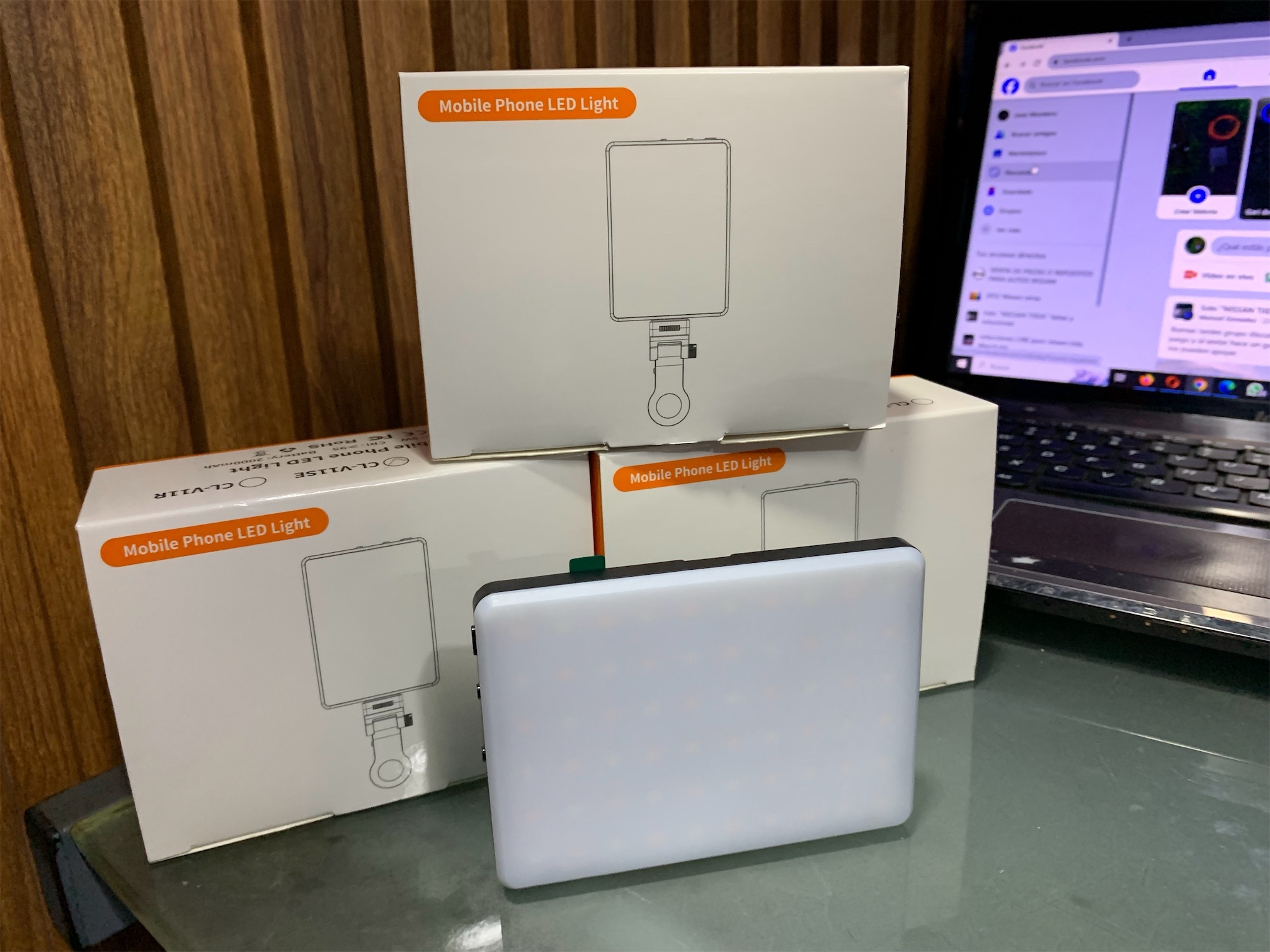 celulares y tabletas - luces LED para celulares  120LED recargable  6