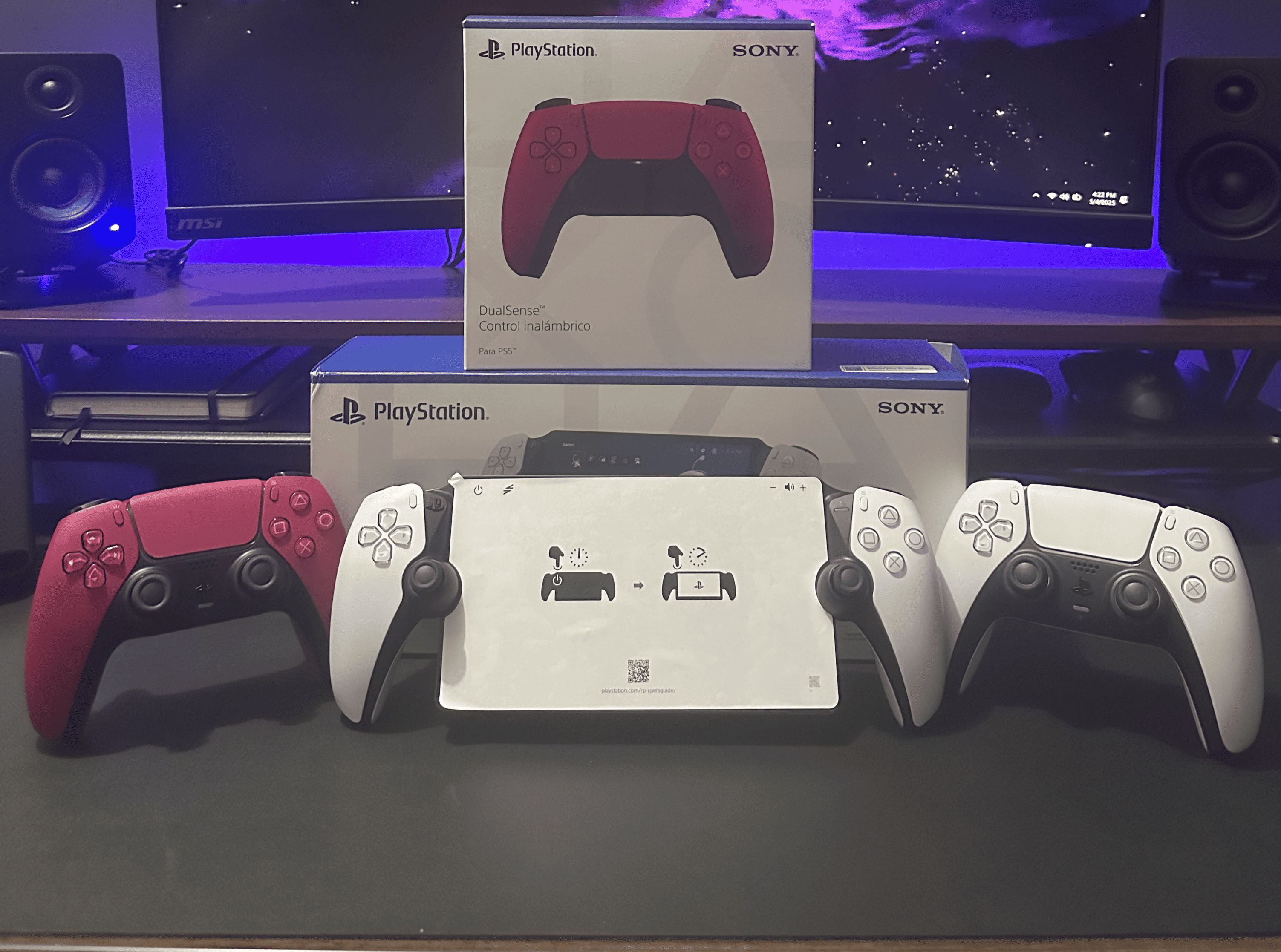 consolas y videojuegos - Vendo PlayStation Portal + 2 Controles DualSense