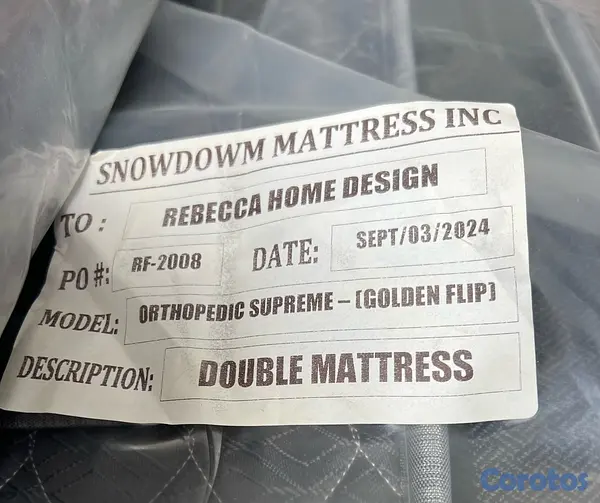 muebles y colchones - Colchón Doble , ortopédico supremo , ( 54 pulgada) 2