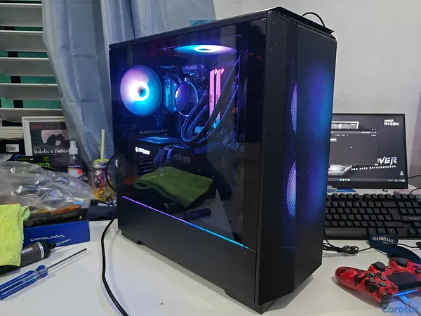 computadoras y laptops - Pc Gaming RGB ---Alto Rendimiento--- Ryzen 5600x 7