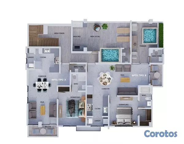 apartamentos - Apartamento en venta en Prado Oriental 9
