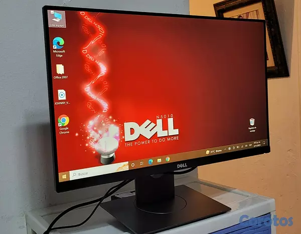 computadoras y laptops - Monitor Dell 24 Pulg Pantalla ips sin Bordes 1080p HDMI  1