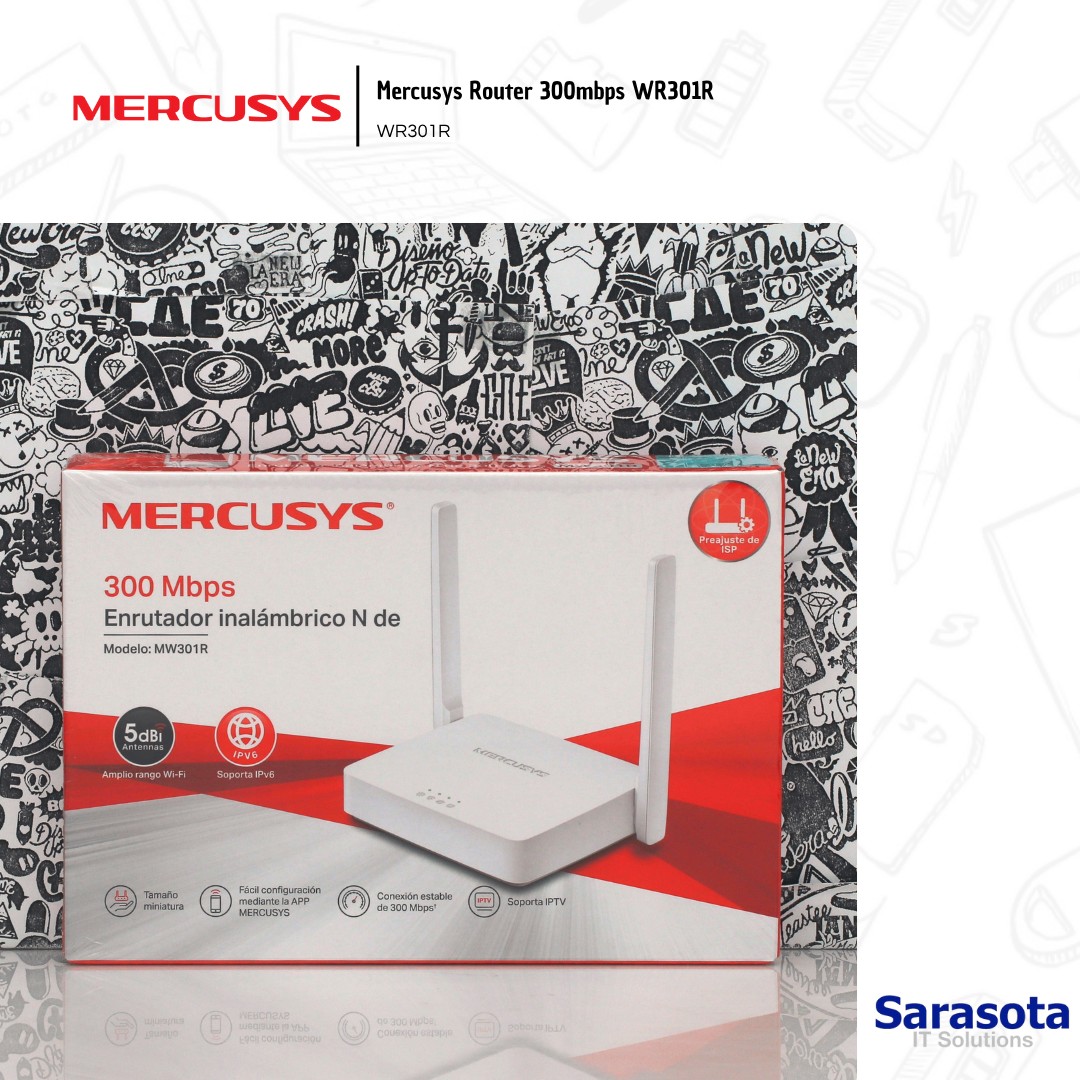 otros electronicos - Mercusys Router 300mbps WR301R 0