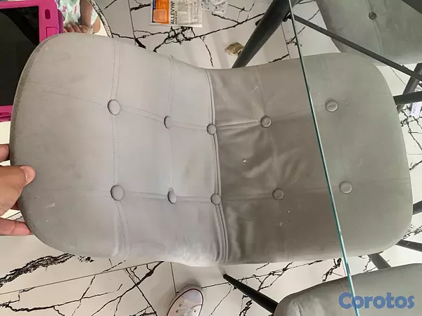muebles y colchones - juego comedor Cristal de 6 sillas  9