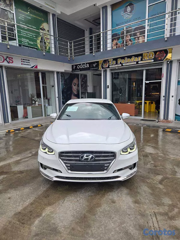 carros - HYUNDAI GRANDEUR 2018 BLANCO 4