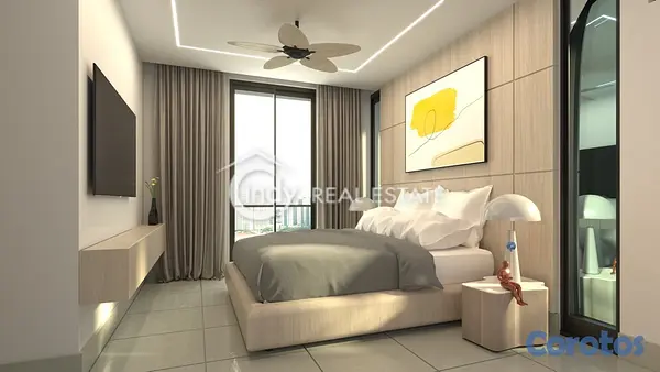 apartamentos - Apartamento 102m², 3 Hab, Piscina en Santiago 3