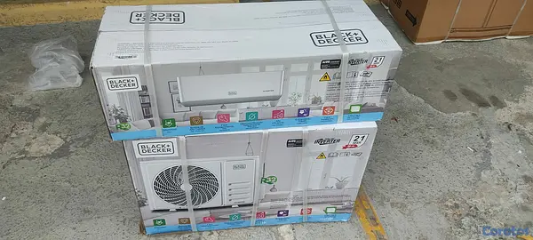 electrodomesticos - aire acondicionado black deker eficiencia 21 nuevo 2