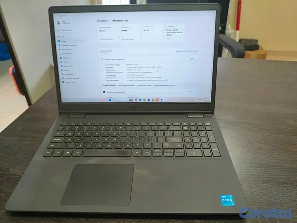 computadoras y laptops - Laptop DELL INSPIRON 3501 INTEL CORE I3-1115G4 3.0 10