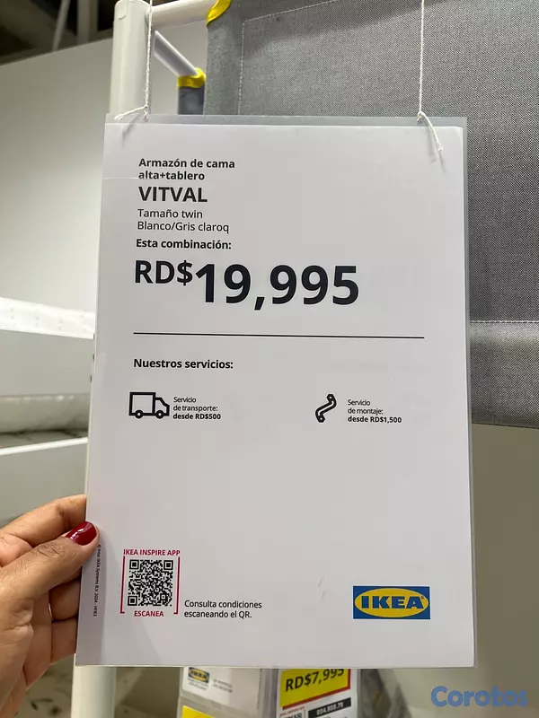 muebles y colchones - Cama con escalera nueva sin colchón 12,000  3
