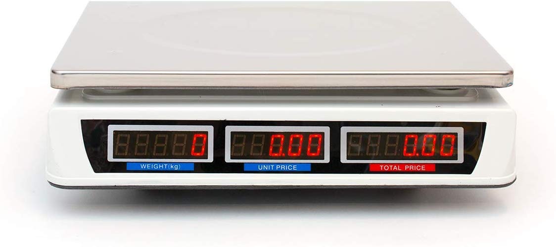 herramientas, jardines y exterior - Peso Balanza Digital De Mesa, Peso Hasta 40kg O 88lbs Ideal Colmado 1