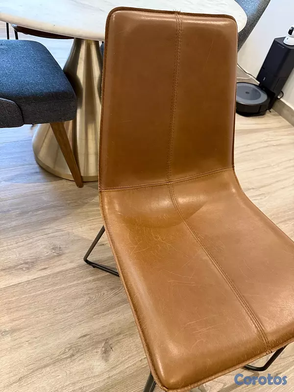 muebles y colchones - Juego de Dos Sillas Marca WestElm.  4