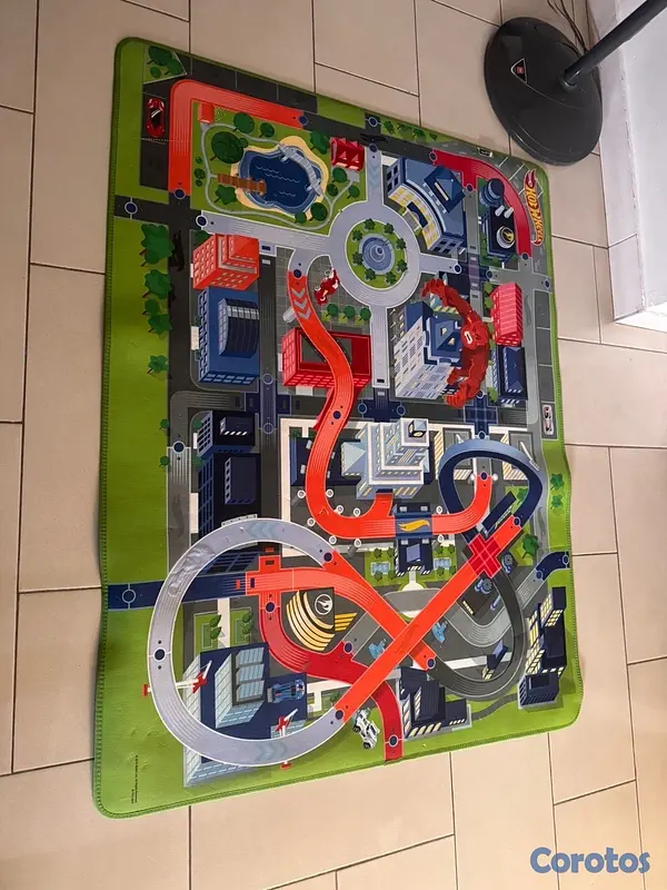 decoración y accesorios - ALFOMBRA PARA NIÑOS DE HOT WHEELS 3