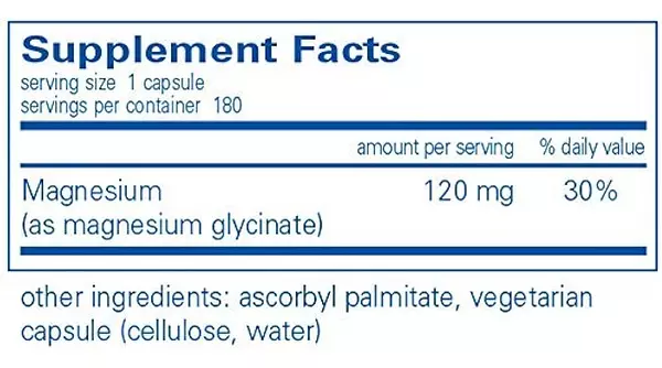 Salud y Equipamiento Médico - Pure Encapsulations - Magnesio (glicinato) - Compatible Con 2