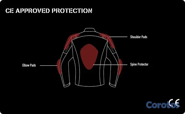 bicicletas y accesorios - Viking Cycle  Jacket de Protección de Moto –  XS 6
