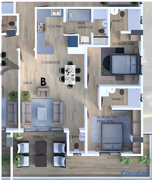 apartamentos - proyecto plano avenida Independencia caíque una y dos habitaciones entrega 2027 12