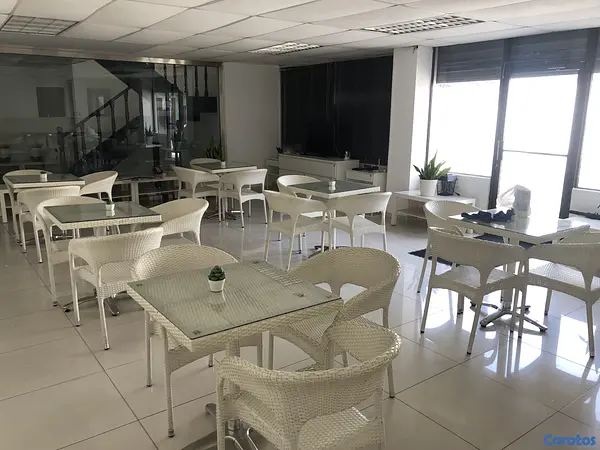 muebles y colchones - 4 sillas de mimbre sintetico blanco 4
