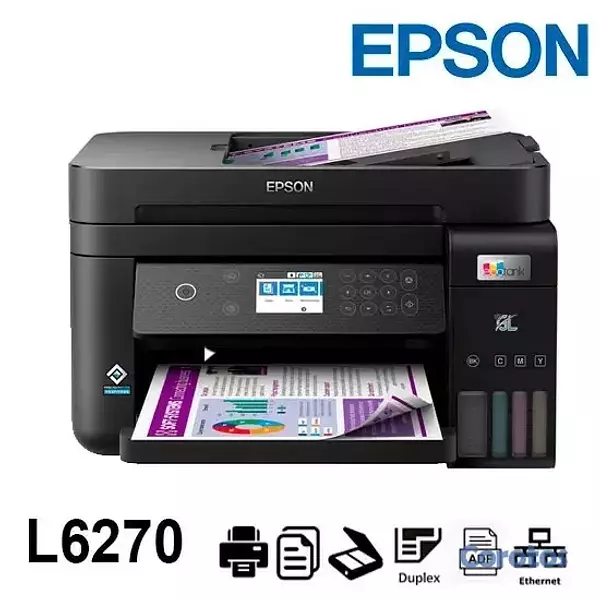 impresoras y scanners - MULTIFUNCIO EPSON  ECOTANK L6270 BOTELLA DE TINTA DE FABRICA ,PRINTER,COPIA,SCAN 2
