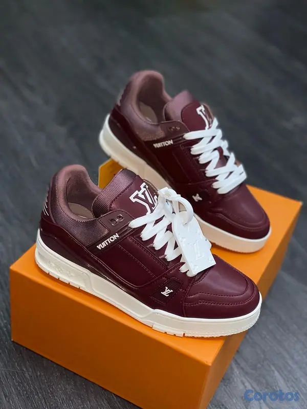 zapatos unisex - Calzado Louis Vuitton LV Blanco White Tenis Teni Sneaker Sneakers 2K25 🐔 5