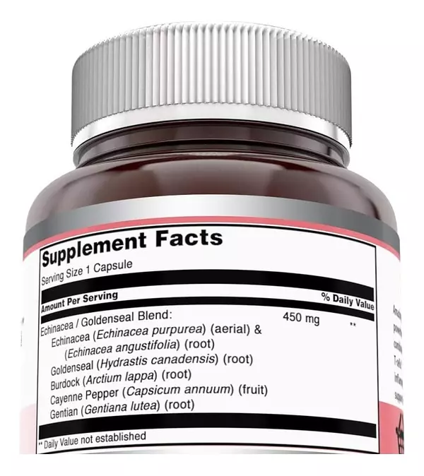 Salud y Equipamiento Médico - Equinacea 450mg Amazing Nutrition 2