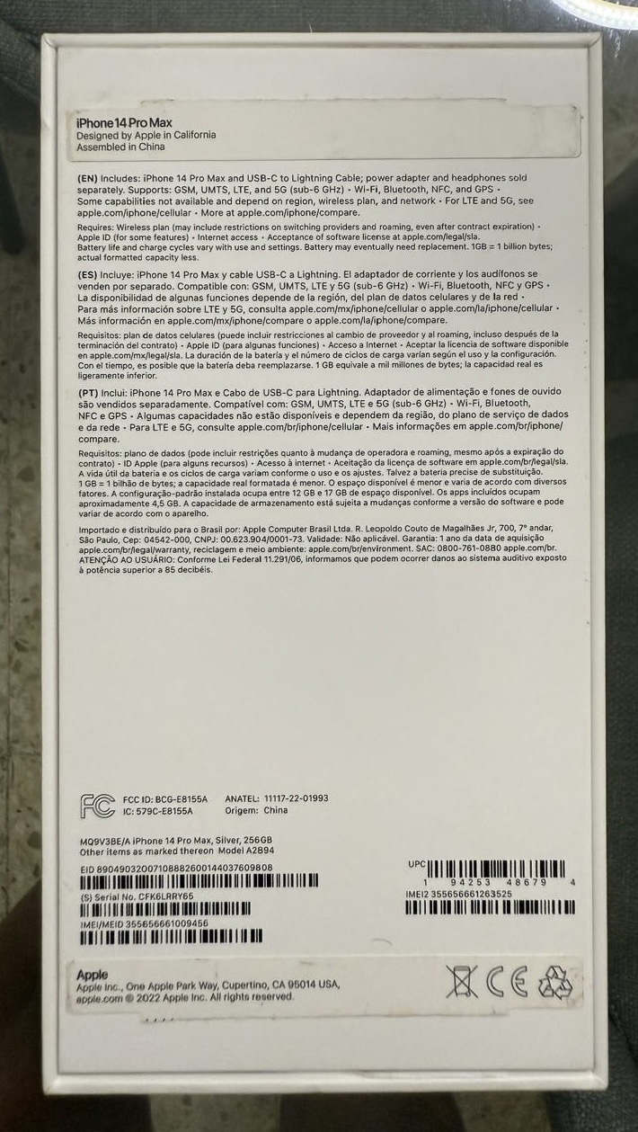 celulares y tabletas - IPhone 14 Pro Max 5